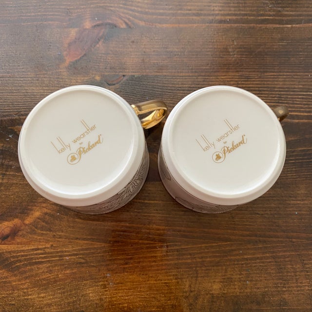 2010s Kelly Wearstler by Pickard Tea Cups, Set For Sale - Image 5 of 6