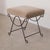 Panoplie Iron Loop Stool, Brown Mohair For Sale - Image 4 of 10