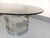 Vintage Oval Coffee Table in Smoked Glass and Chrome Metal from the 1970s For Sale - Image 4 of 17