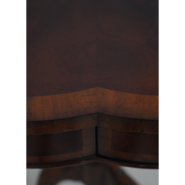 Brown Maitland Smith 8115-30 Mahogany Lamp Table For Sale - Image 8 of 18