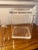 Mid-Century Modern Vintage Lucite Ice Bucket With Tongs and Hinged Lid For Sale - Image 3 of 11
