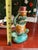 Vintage Colorful Ceramic Frog Candlestick Holder For Sale In Atlanta - Image 6 of 7