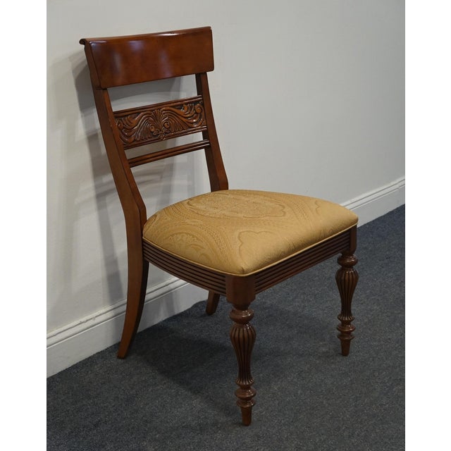 American Ethan Allen British Classics Collection Early American Traditional Dining Side Chair 29-6500 For Sale - Image 3 of 10