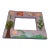 Vintage Highly Decorative Wooden Mirror With Mexican Work For Sale