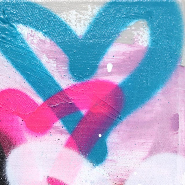 Contemporary Street Art Graffiti Painting Moody Yet Playful "Play That Funky Music" Original Artwork by Amber Goldhammer For Sale - Image 3 of 9