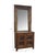Size: W 37"x D 18"x H 85" Elevate your space with the Reclaimed Vintage Wood Mirror Cabinet, a testament to timeless style...