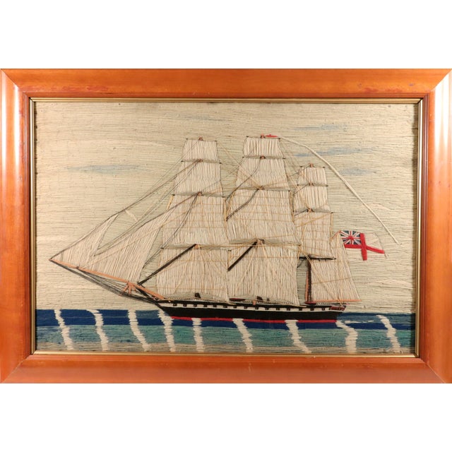 British Woolwork: Sails of the Empire, a Full-Rigged Royal Navy Woolie For Sale In Philadelphia - Image 6 of 12