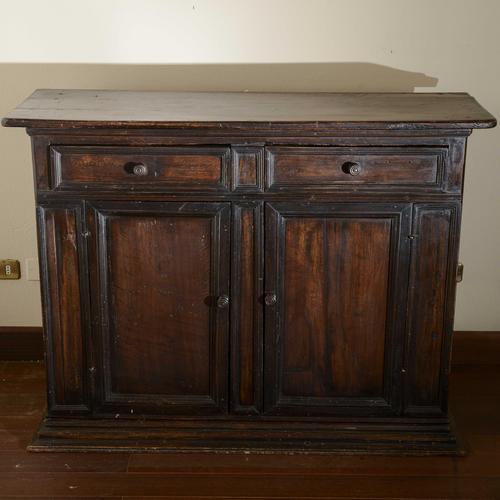 Antique Credenza in Wood For Sale - Image 9 of 9