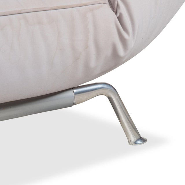 Gray Light Grey Fabric Smala Three-Seater Sofa from Ligne Roset with Manual Sleeping Function For Sale - Image 8 of 16