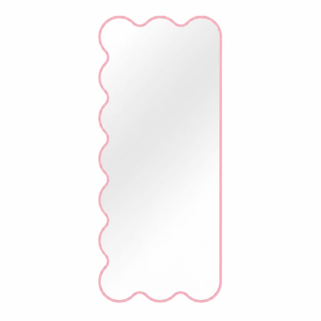 Black Hvyli Q11 - Full Length Asymmetrical Wavy Mirror by Oitoproducts For Sale - Image 13 of 14