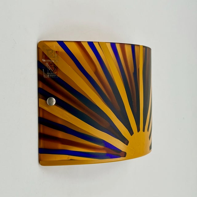 Vintage Murano Glass Wall Light by Futura T&B, Italy, 2000s For Sale - Image 11 of 15