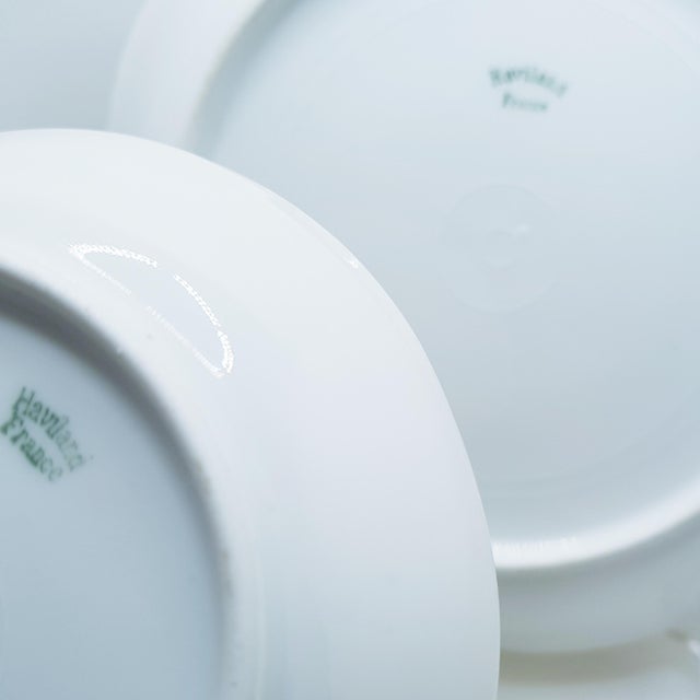 French Porcelain Fruit Compote Service by Haviland, 1950s, Set of 7 For Sale - Image 4 of 15