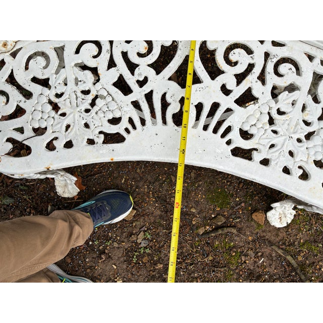 Mid 20th Century Mid 20th Century Wrought Iron Garden Benches For Sale - Image 5 of 7