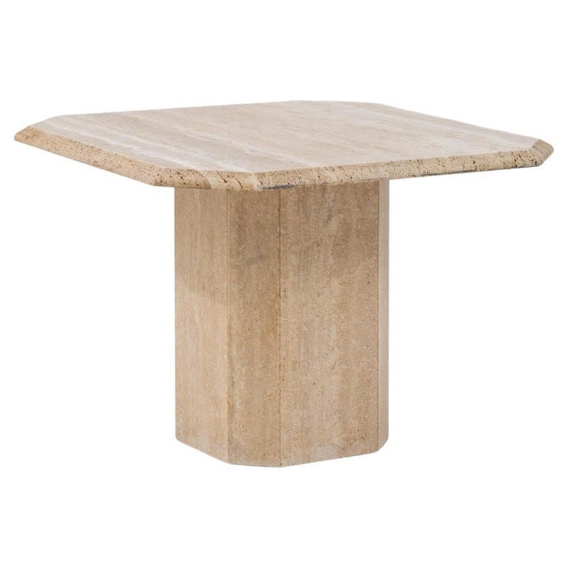 Tan 20th Century Italian Marble Coffee Table For Sale - Image 8 of 18