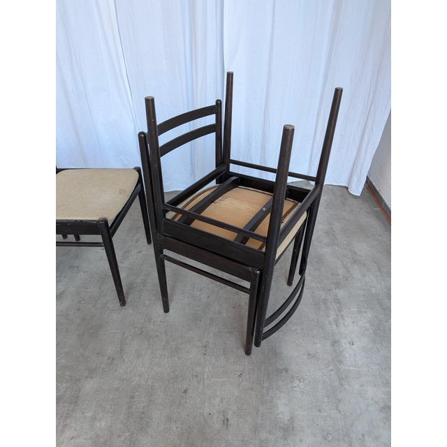 Vintage Dining Chairs in Beech from Stol Kamnik, 1970s, Set of 4 For Sale - Image 15 of 18