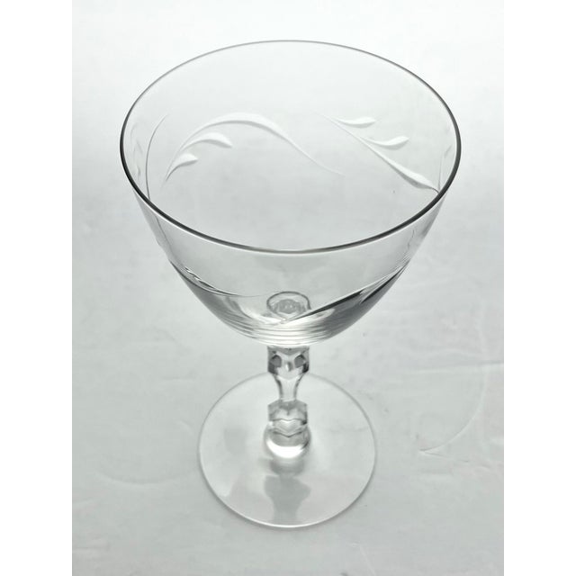 1950s Tiffin Franciscan “Surf” Water Glasses - Set of 6 For Sale In Dallas - Image 6 of 6