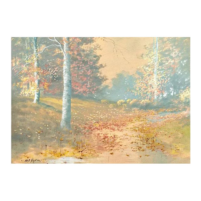 'Evening Landscape' by William Arnold Eyden, Art Student's League, New York For Sale