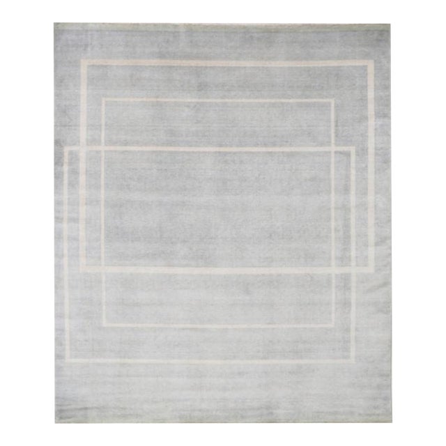 Pasargad DC Fine Hand Knotted Modern Rug For Sale