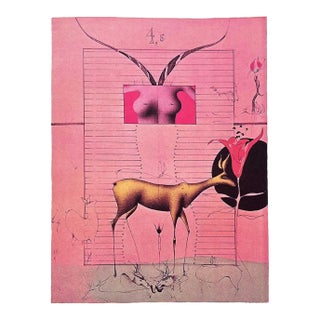 Paul Wunderlich 34 Comme Deux Jeunes Faons 1974 For Sale
