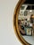 Vintage Hollywood Regency French - Style Gold Wood Oval Wall Mirror For Sale In Miami - Image 6 of 9