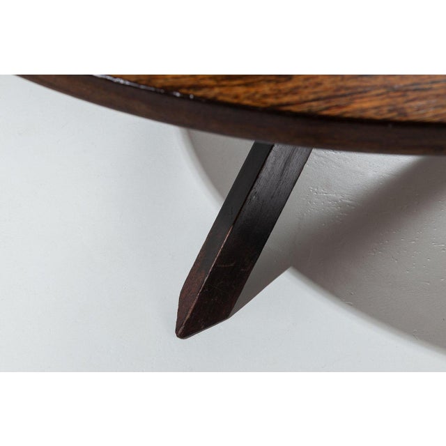 Tripod Dining Table in Wenge by Gerard Geytenbeek, Netherlands, 1960 For Sale - Image 12 of 14