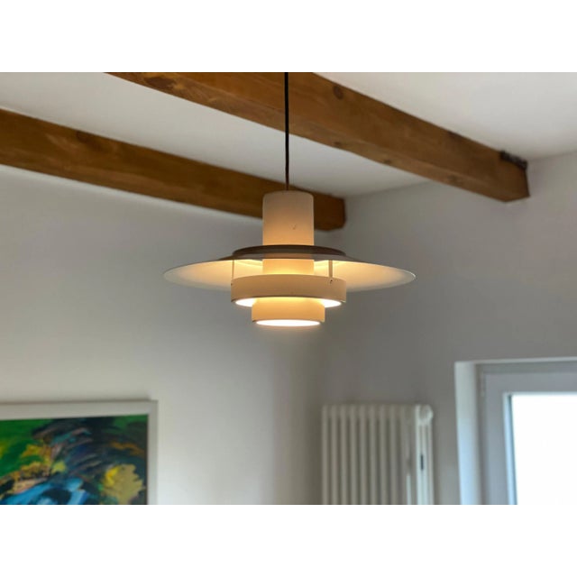 Metal Mid-Century Danish Falcon Ceiling Lamp from Fog Morup, 1960s For Sale - Image 7 of 11