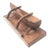 Mid 20th Century Handcarved Wood Pipe Rack For Sale