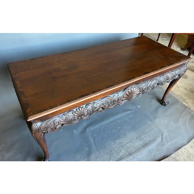 Very Fine 19th Century Mahogany Console Table Stamped Gillows For Sale - Image 12 of 15