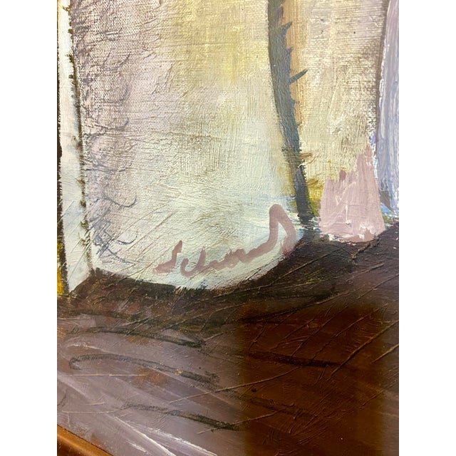 Jean-Claude Schenk, Very Large Constructivist Painting Measuring 135cm x 100cm For Sale - Image 4 of 5