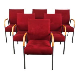 Set 6 Duba D8 Danish Modern Armchairs For Sale