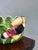 Ceramic Vintage Majolica Toucan Sculptural Bowl — Tropical Leaf Surround, Hand Painted For Sale - Image 7 of 7