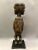 African art, Tribal art Superb Double Head Gong Statue from Ivory Coast. Made of wood. Minor scratches due to aged. Very...