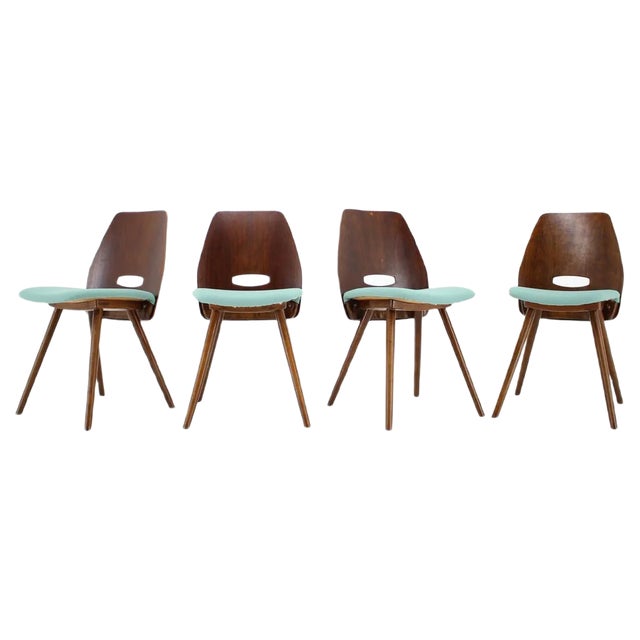 Dining Chairs by Frantisek Jirak, Czechoslovakia, 1960s, Set of 4 For Sale