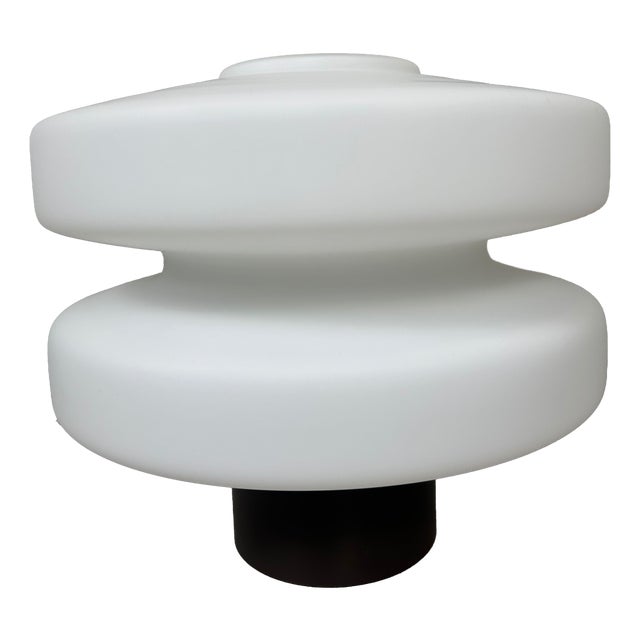 Vintage Ceiling Lamp in Opaline from Philips, 1980s For Sale