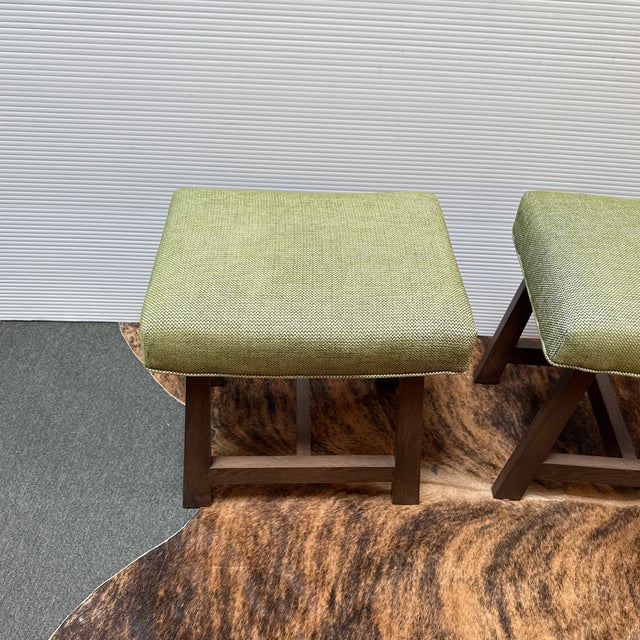 Lee Industries Foot Stools, Pair For Sale - Image 12 of 12