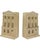 English Pair Vintage Timothy Richards Lichfield House Architectural Bookends For Sale - Image 3 of 9