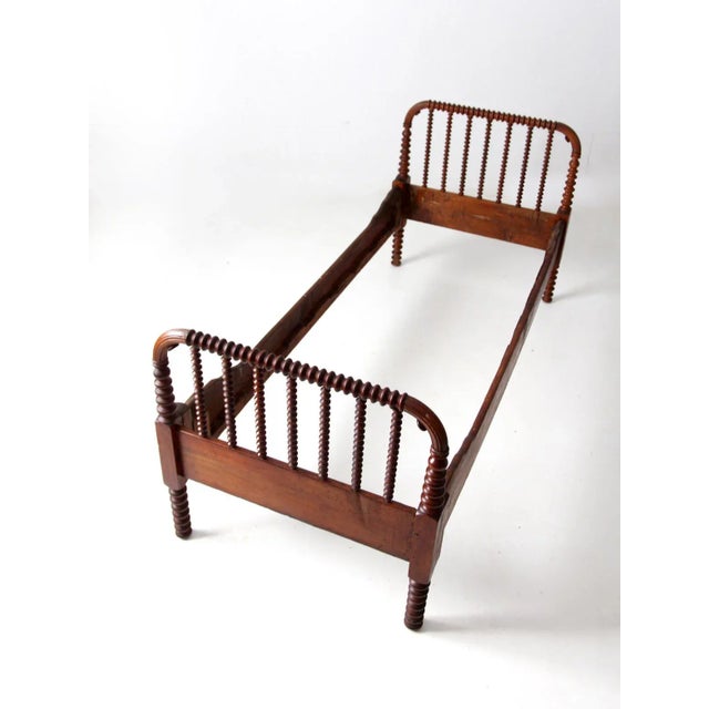Farmhouse Antique Spool Bed For Sale - Image 3 of 13