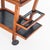 Black Vintage Oak Bar Cart with Pull-Out Tray, France, 1950s For Sale - Image 8 of 14