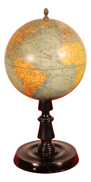 Terrestrial Globe by J. Forest, Paris, 19th Century