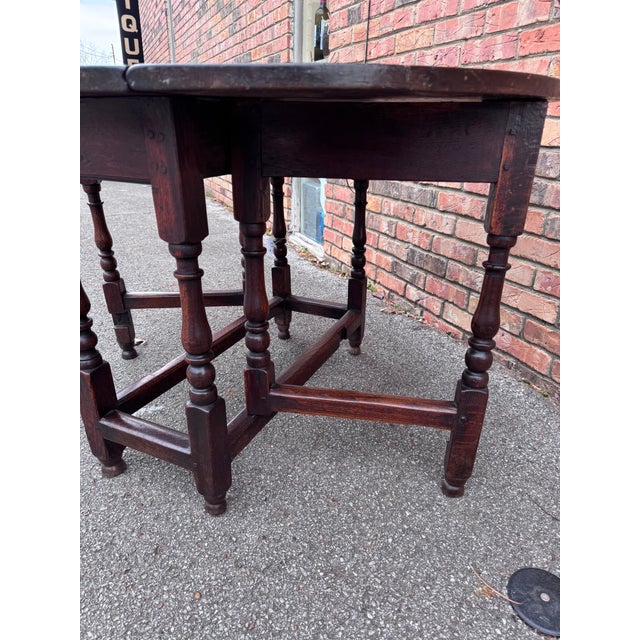 Early 19th Century 19th Century English Gate Leg Table For Sale - Image 5 of 10