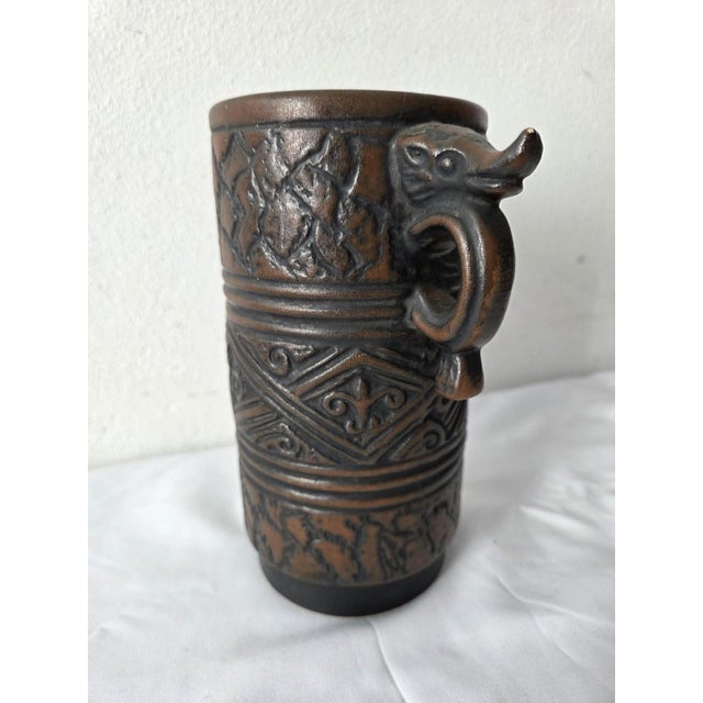 1960s N506548 Vase in Yellow Ceramic from Jasba, West Germany, 1960s For Sale - Image 5 of 12