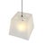 Square Transparent Fiberglass Look Pendant Lamp attributed to Roche Bobois, 1990s For Sale - Image 16 of 16