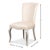 Louis XV Dining Chairs in Cream with Silvered Legs, Sets of 2 For Sale - Image 11 of 11