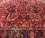 Raspberry Red 1930s Vintage Design Geometric Heriz Rug- 9′9″ × 13′2″ For Sale - Image 8 of 13