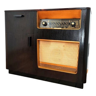Czechoslovakian Radio & Turntable, 1960s For Sale