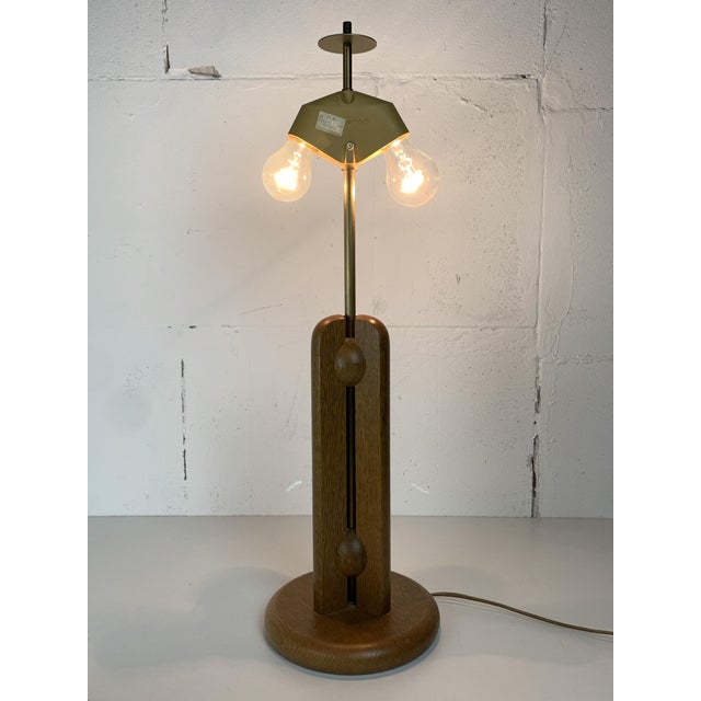 Large Mid-Century Space Age Mushroom Table Lamp from Hustadt Leuchten, 1970s For Sale - Image 11 of 16