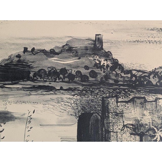 John Piper, Dryslwyn Castle, Hand-Signed Lithograph, 1953 For Sale - Image 7 of 9