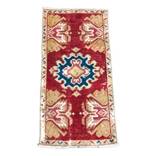 Turkish Oushak Small Rug For Sale