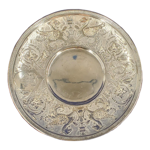 Mid 19th Century Tiffany & Co Sterling Griffin Dragon Plate Demitasse Saucer 1863