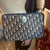 1980s Vintage Trotter Blue Canvas and Blue Leather Christian Dior Crossbody Bag For Sale - Image 13 of 17